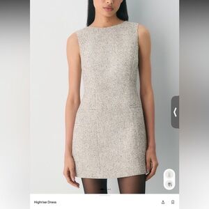 Aritzia babaton highrise tweed dress